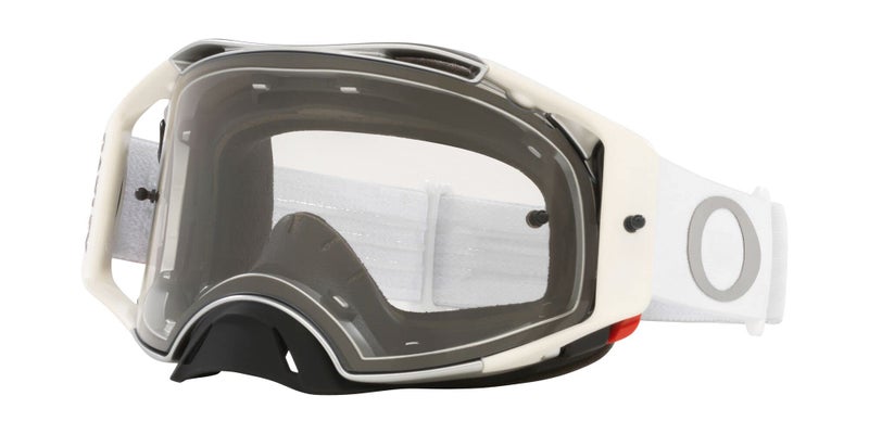 Oakley Airbrake MX Tuff Blocks White wClear