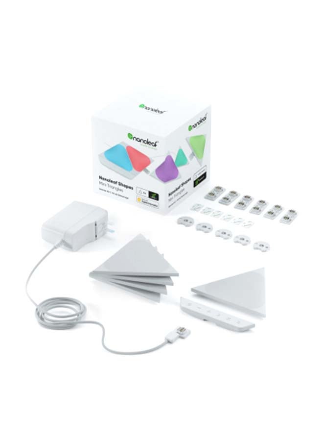 Nanoleaf Shapes Triangles Mini 5 Pack Starter Kit - Image 1