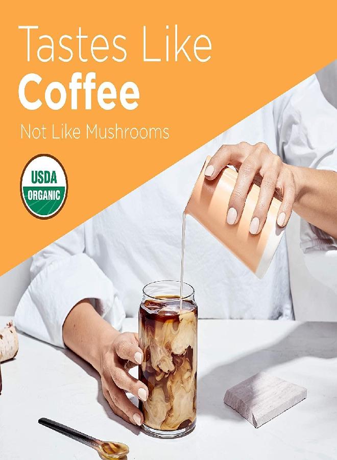 Four Sigmatic Organic Cold Brew Coffee Grounds by Four Sigmatic | Dark Roast, Fair Trade Coarse Grounds with Lion's Mane and Chaga Mushroom Extract | Cold Brew Mushroom Coffee for Crash-Free Focus | 12oz Bag - Image 2