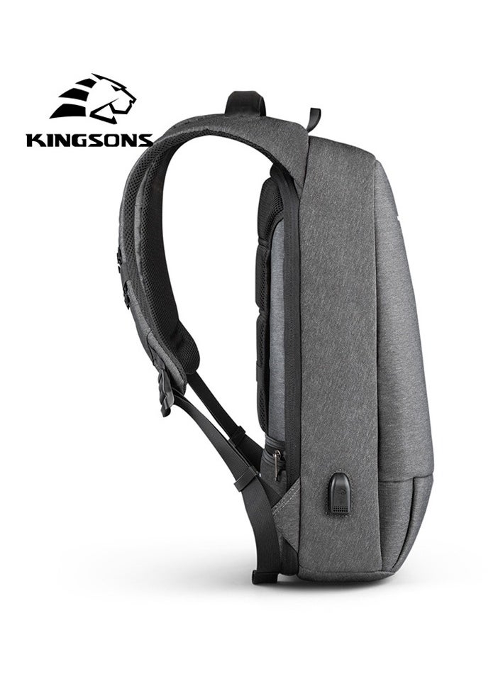 KINGSONS USB Charging Travel Backpack 13 inches  - Image 2