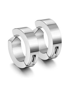 Fayrouz Jewellery Fayrouz Jewelry Small Hoop Earrings Without Piercing Stainless Steel Huggie Earrings for Men and Women Earrings for Men and Women  - Image 1