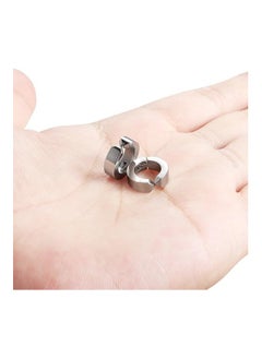 Fayrouz Jewellery Fayrouz Jewelry Small Hoop Earrings Without Piercing Stainless Steel Huggie Earrings for Men and Women Earrings for Men and Women  - Image 3