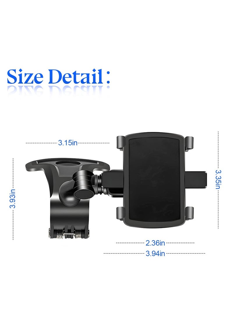 SYOSI Adjustable Phone Mount for Car, 1400 Degree Rotation Dashboard Cell Phone Holder, Mobile Clip Stand for 3 to 7 inches Smartphones, Compatible with iPhone 13 Pro,13 Pro Max,13,13 min, Galaxy S10+ - Image 4