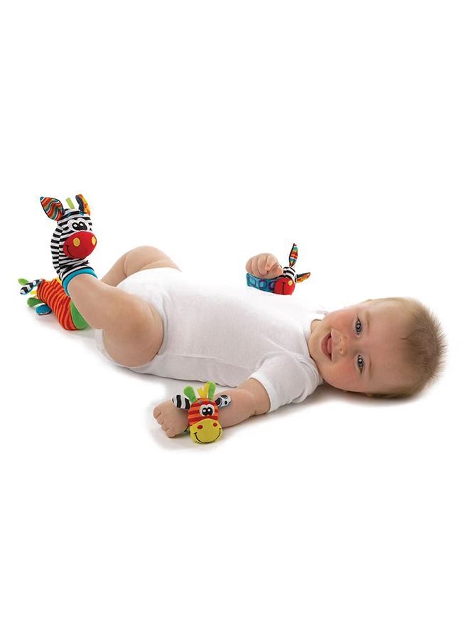 Baby Wrist Rattles Foot Finder Socks Set, Infant rattle Socks and baby hand rattles wrist, Newborn Soft Sensory Toys, Infant Wrist Rattles for Babies 0-6 Months (Classic) - Image 5