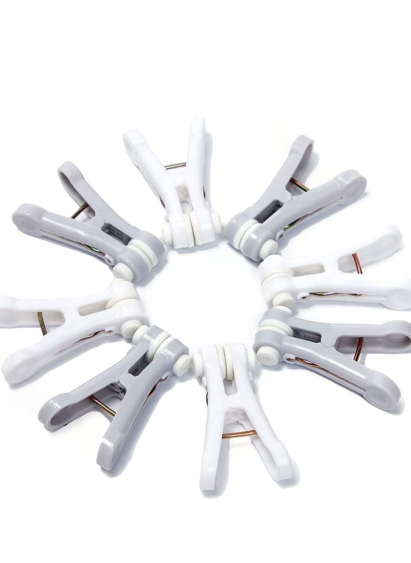 SYOSI Chip Clips, Plastic Clothespins, Bag Clips for Food Packages, Towel Laundry Sock Clothes Pins, Non-Slip Grip Refrigerator, Bread Bags, Snack Bags 16 Pack  - Image 4