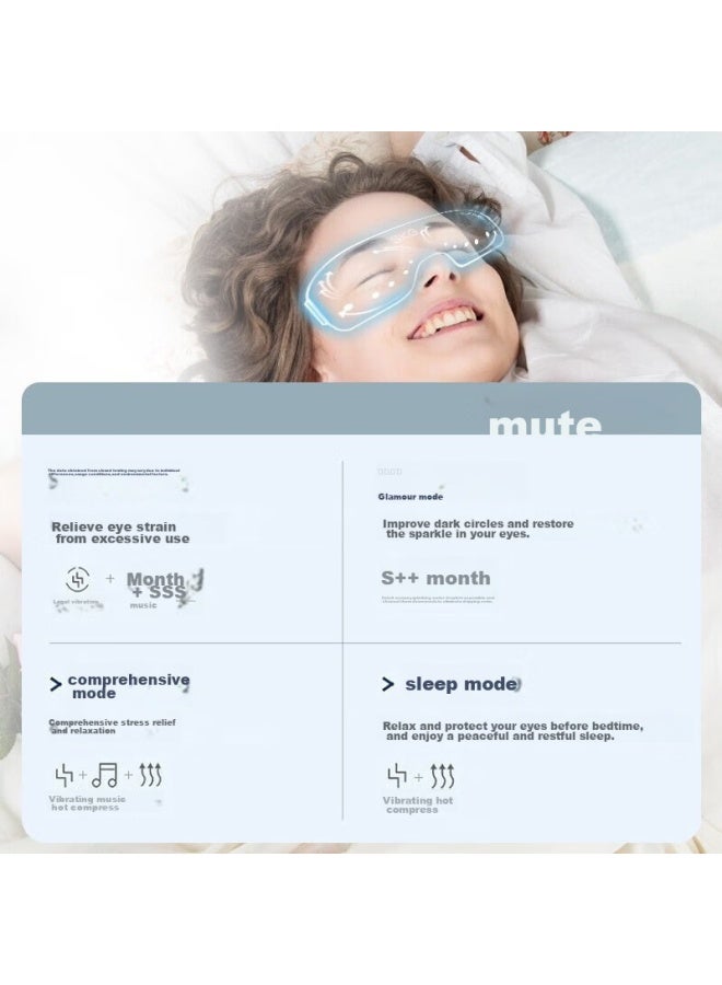 SKG Skg Eye Massager E4pro, Constant Temperature Zoned Visual Portable Eye Care Device, Hot Compress Acupoint Massager, Birthday Gift For Elders, Parents, Boyfriends, Girlfriends  - Image 5