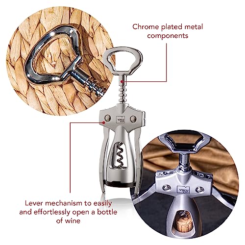 Vacu Vin Winged Corkscrew Silver Box (Imported from Netherland) - Image 3