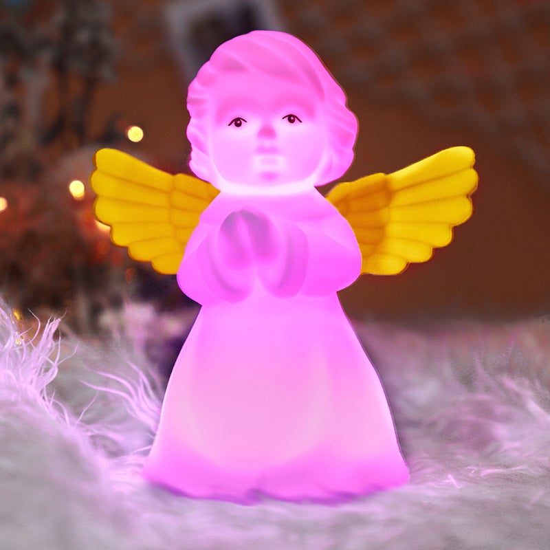 Angel Light Silicone Light Colorful Clap Light Usb Rechargeable Led Light Children'S Day Gift  Student Gift - Image 1