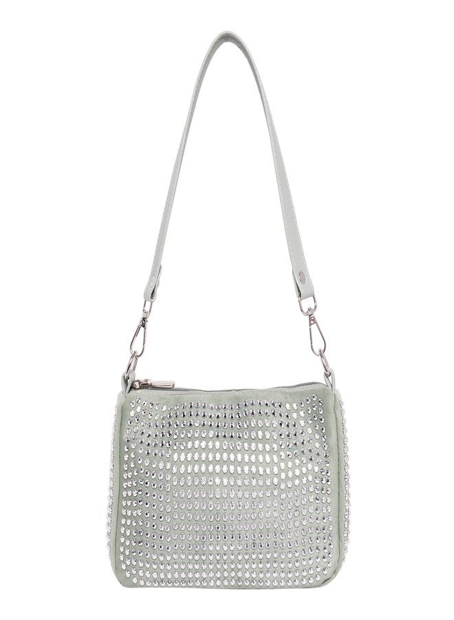 Lino Perros Womens Soft Green Shoulder Bag - Image 1