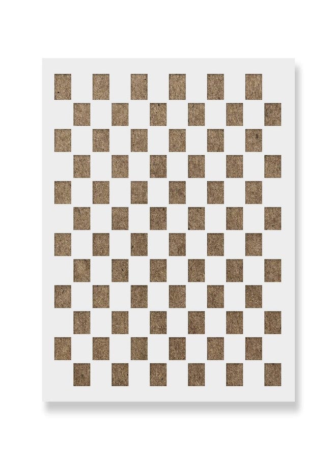 Stencil Revolution Checker Pattern Stencil Template - Reusable Stencil with Multiple - Image 1