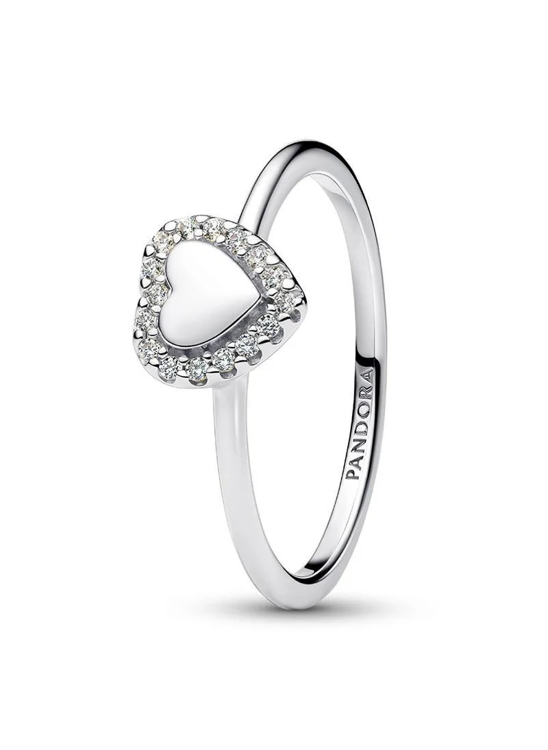 باندورا Heart Halo Ring