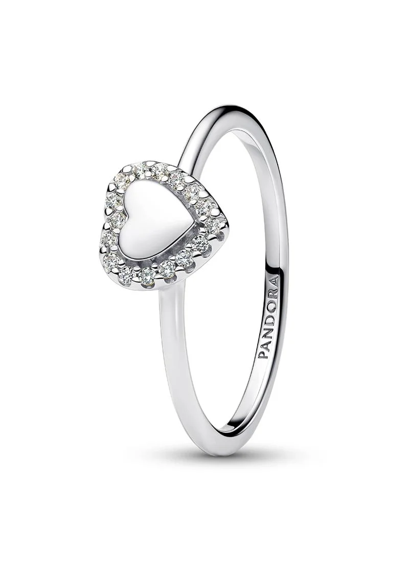 باندورا Heart Halo Ring