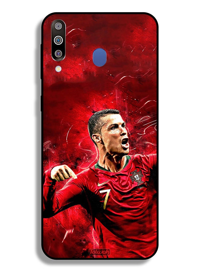 Tolwak Samsung Galaxy M30 Protective Case Cover Cristiano Ronaldo - Image 2