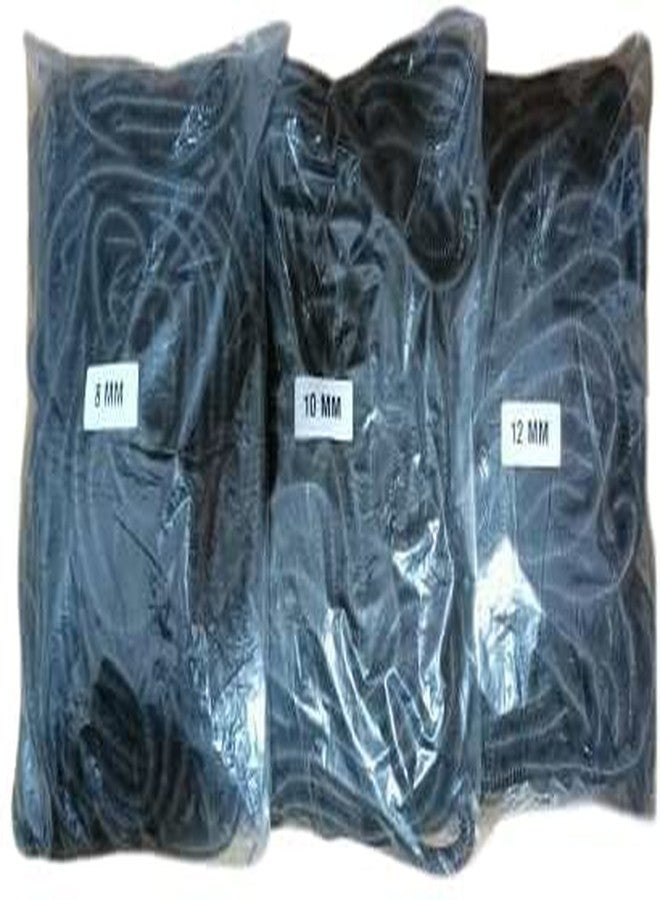 Kavyatech Spiral Binding Black Ring 8mm,10mm,12 mm Pack of 3 (for 20 to 200 Pages) Spiral Ring (Colour Black)-2Kg - Image 1