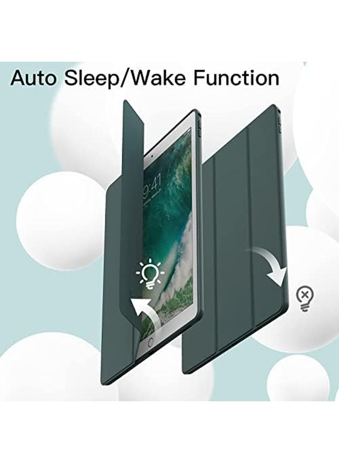 erorex حافظة لجهاز آيباد برو 12.9 بوصة موديل 2015 2017 الجيل الأول والثاني مع حامل قلم غلاف لوحي نحيف مع ظهر TPU ناعم ميستي بلو - Image 3