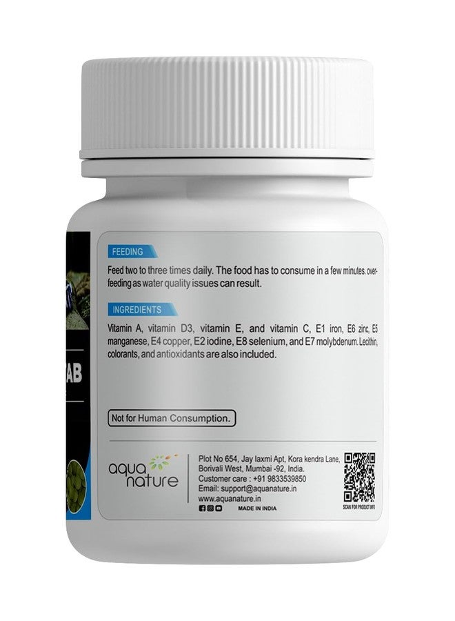 الطبيعة المائية AquaNature® Pleco Tab Spirulina and Oak Wood Fish Food (32g - 12 قرصًا) - Image 3
