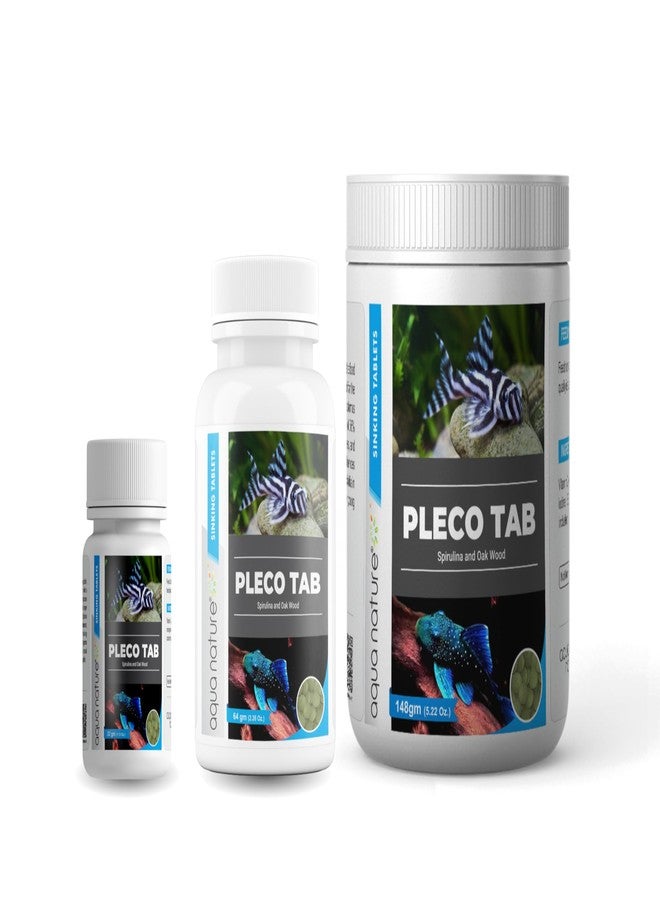 الطبيعة المائية AquaNature® Pleco Tab Spirulina and Oak Wood Fish Food (32g - 12 قرصًا) - Image 4