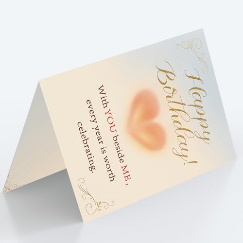 Mcduldul Romantic Birthday Cards Gifts for Husband Wife Boyfriend Girlfriend Couple, Funny Birthday Decoration for Men Women Him Her - Image 3