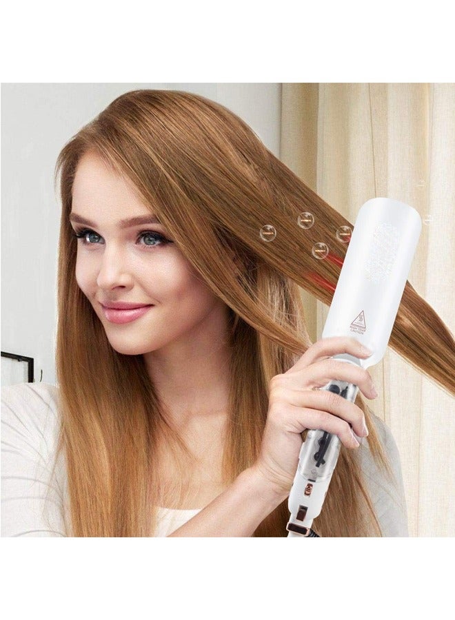 عام مكواة بخار بالأشعة تحت الحمراء، مكواة سيراميكية بالأشعة تحت الحمراء، تقويم وتجعيد 2 في 1، تحكم في درجة الحرارة بالفولتية المزدوجة - Image 5