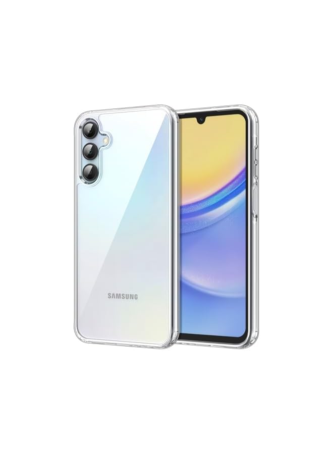 JETech Case for Samsung Galaxy A15 5G / 4G 6.5-Inch, Non-Yellowing Shockproof Bumper Protective Phone Cover, Anti-Scratch Hard PC Back (Clear)