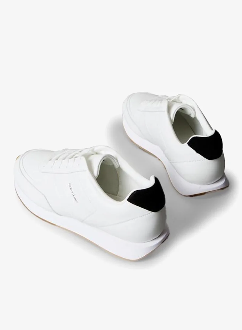 Calvin Klein Jeans GREEN Lace Up Low Top Sneakers for Men | Best Price UAE