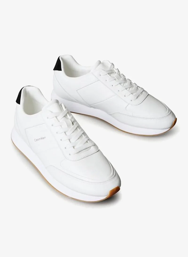 Calvin Klein Jeans GREEN Lace Up Low Top Sneakers for Men | Best Price UAE
