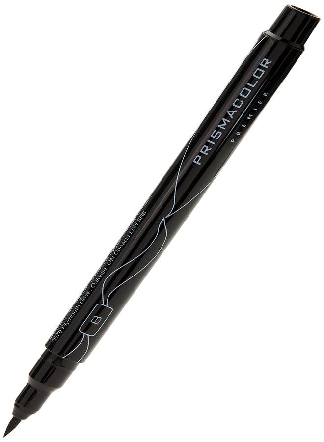 Prismacolor Premier Brush Tip Marker, Black - Image 2