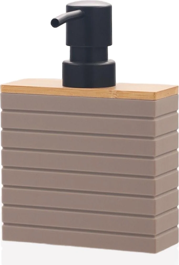 ذا ميا Stripe Liquid Soap Dispenser Brown