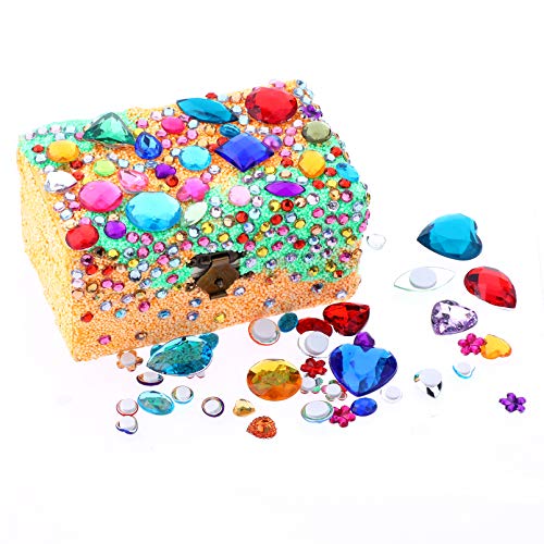 RICHNESS 110pcs Self Adhesive Craft Jewels Jumbo Bling Crystal Gem Stickers Assorted Shapes Colors Rhinestone Stickers for Arts & Crafts Projects - Image 5