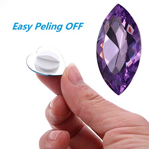 RICHNESS 110pcs Self Adhesive Craft Jewels Jumbo Bling Crystal Gem Stickers Assorted Shapes Colors Rhinestone Stickers for Arts & Crafts Projects - Image 4