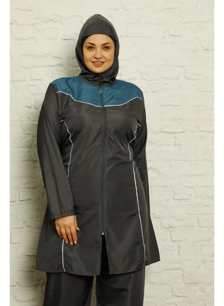 Akbeniz Full Hijab Plus Size Swimwear 32018