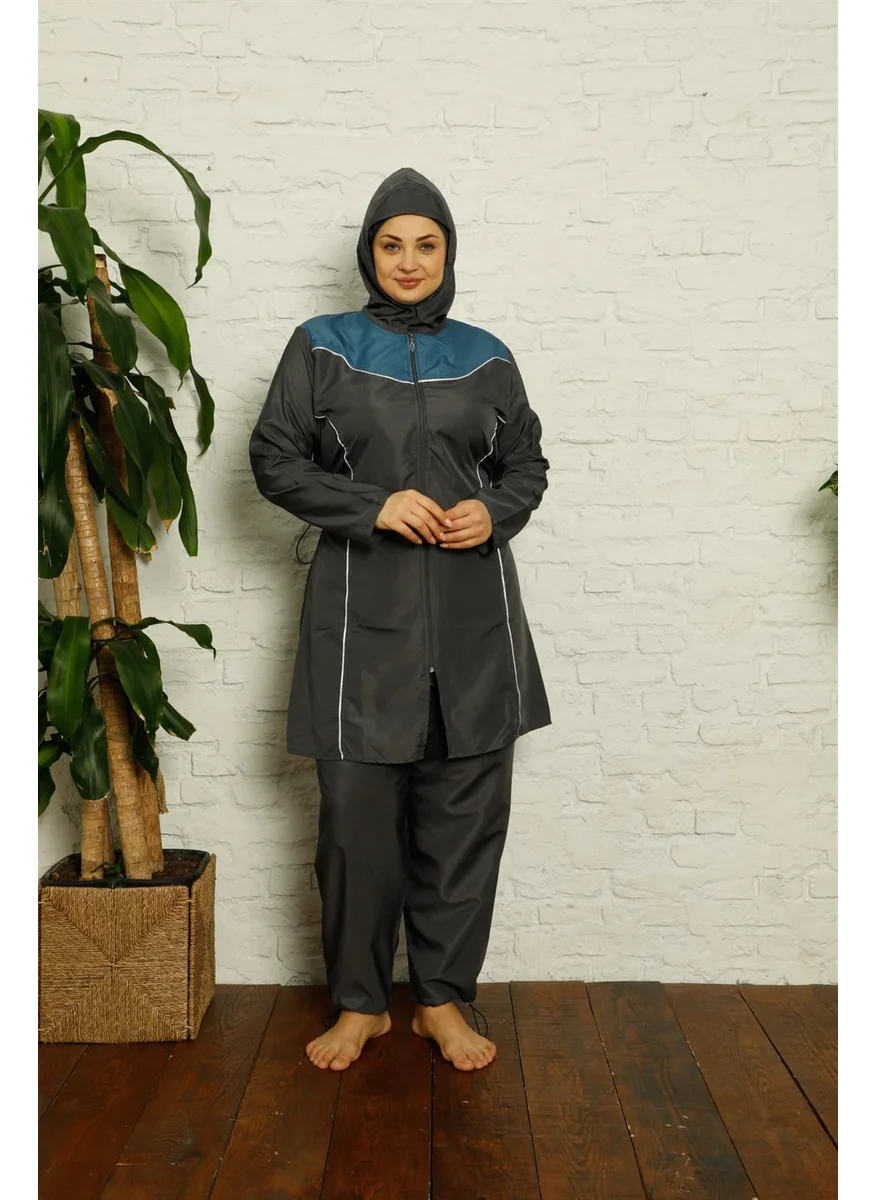 Akbeniz Full Hijab Plus Size Swimwear 32018