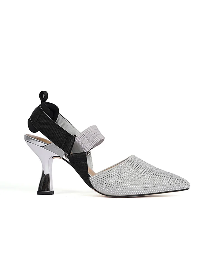 كابلي صنادل نسائية بكعب كاجوال