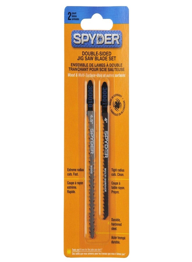 Spyder 300009 Assorted Jigsaw Blade Double Sided Set, 2-Piece - Image 1