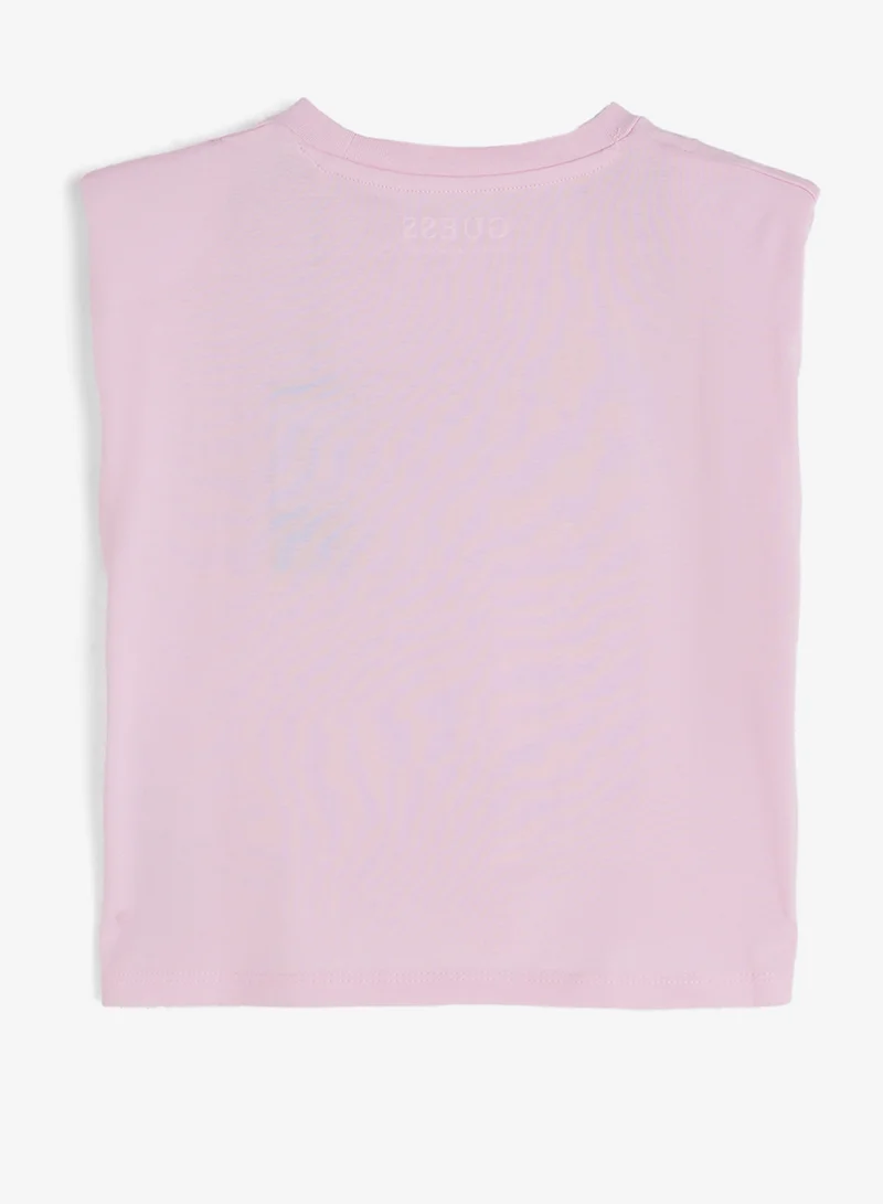 GUESS Youth Graphic Crew Neck T-Shirt