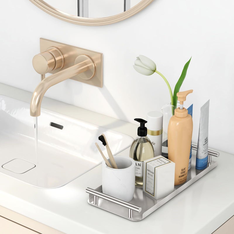 FEILERN Toilet Paper Basket,Toilet Paper Storage for Toilet Tank, Bathroom, Kitchen Counter (Brush Nickel) - Image 4