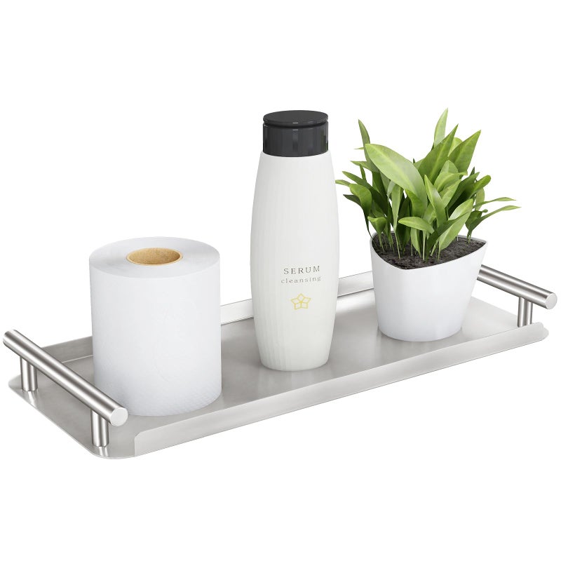 FEILERN Toilet Paper Basket,Toilet Paper Storage for Toilet Tank, Bathroom, Kitchen Counter (Brush Nickel) - Image 1
