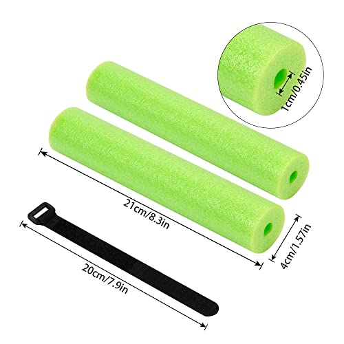 Shitailu 6PCS Fishing Rod Float, Floating Rod Butt Cushion, Fishing Float Tube Accessories, Kayak Fishing Rod Floater for Prevent The Narrow Rod Goes Overboard(Include 12PCS Fastening Straps) - Image 2