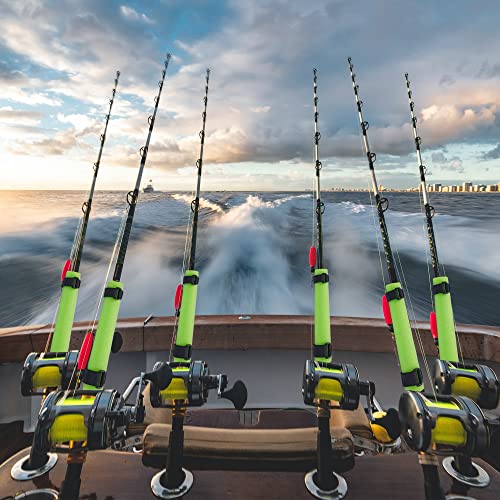 Shitailu 6PCS Fishing Rod Float, Floating Rod Butt Cushion, Fishing Float Tube Accessories, Kayak Fishing Rod Floater for Prevent The Narrow Rod Goes Overboard(Include 12PCS Fastening Straps) - Image 5