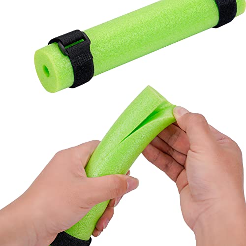 Shitailu 6PCS Fishing Rod Float, Floating Rod Butt Cushion, Fishing Float Tube Accessories, Kayak Fishing Rod Floater for Prevent The Narrow Rod Goes Overboard(Include 12PCS Fastening Straps) - Image 3
