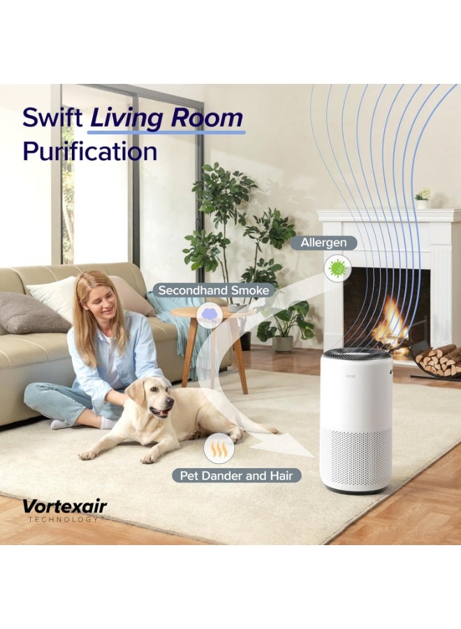 LEVOIT Air Purifiers for Large Home Bedroom 83m², CADR 400m³/h, Enabled, Filter with PM2.5 Intelligent Air Quality Sensor, Auto Mode, Air Freshener core 400s white - Image 2