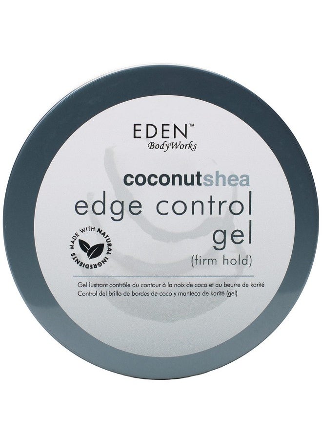 Coconut Shea Control Edge Glaze | 6 Oz | Firm Hold, No Build Up, Moisturize, Add Shine - Packaging May Vary