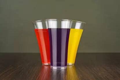 SHRIYAM CRAFTS Drinking Glasses for Water Juice for Dining Table Home Kitchen Party Restaurant 200 ml Plastic Glass Pack of 18 - Image 2