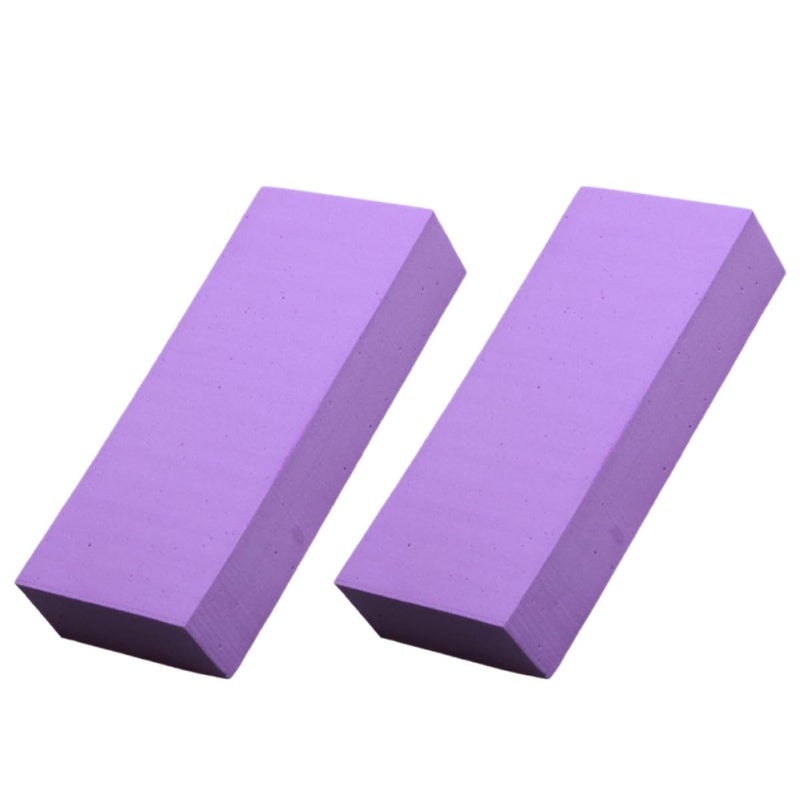 2 Pcs PVA Car Wash Sponge Set Super Absorbent Auto Detailing Household Cleaning Purple - Image 2