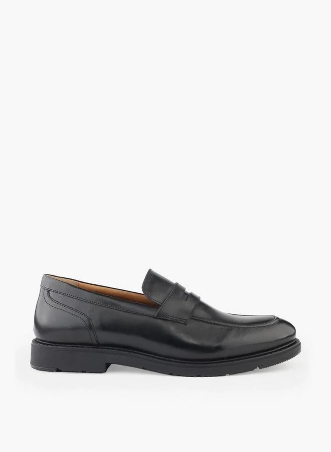 DUCHINI Men Cutout Detail Slip-On Loafers