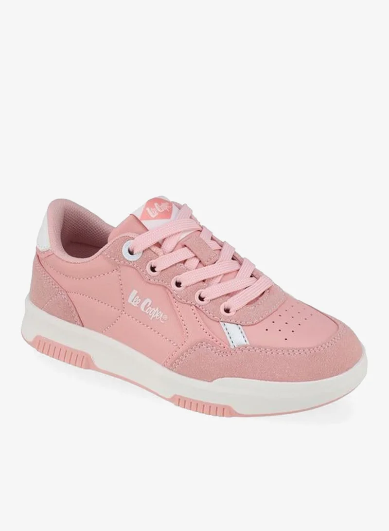 لي كوبر Girls Lace-Up Ankle Sneakers