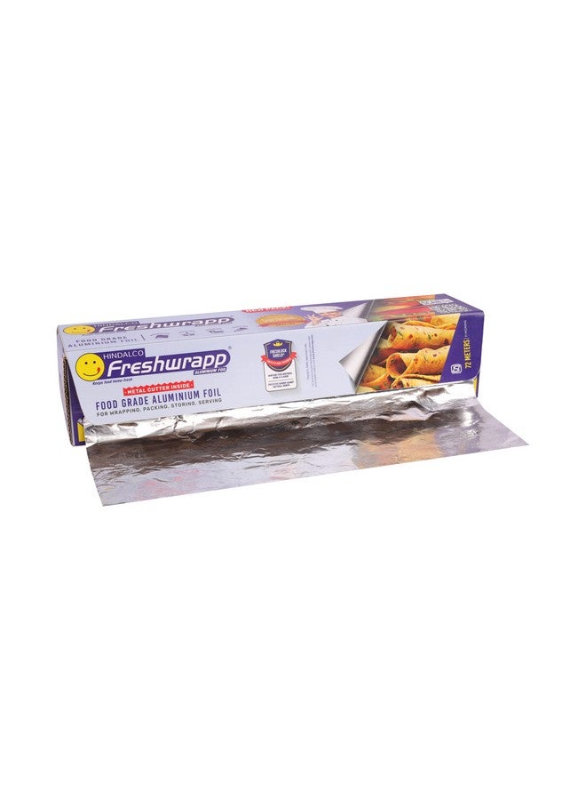 Freshwrapp Hindalco Aluminium Foil 72 Meters, 11microns (Pack of 2) | Food Packing, Wrapping, Storing and Serving - Image 2