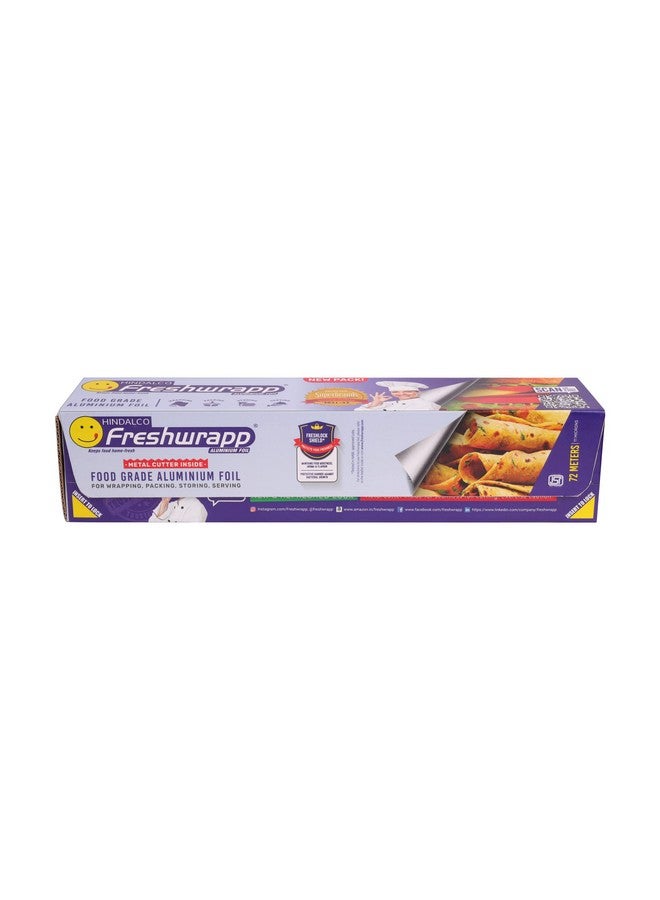 Freshwrapp Hindalco Aluminium Foil 72 Meters, 11microns (Pack of 2) | Food Packing, Wrapping, Storing and Serving - Image 5