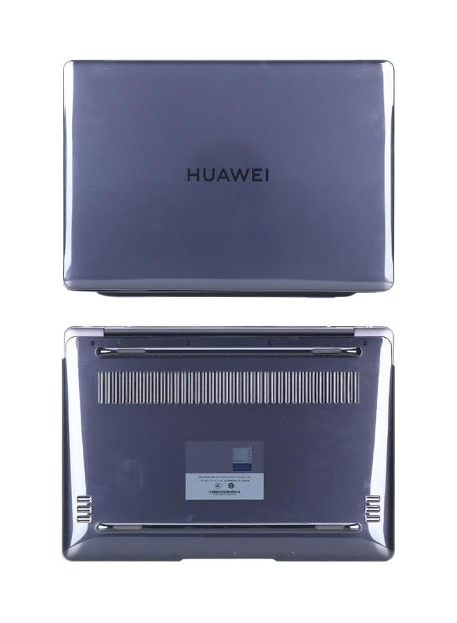 erorex Laptop Case Compatible With Huawei Matebook D14 2024 14 Inch Crystal And Matte Pc Cover Laptop Protective Hard Shell Crystal Black - Image 1