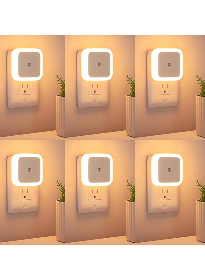 Taimi Pack of 6 Led Plug in Smart Night Lamp with Automatic Sensor Smart Led Night Lamp - Image 1